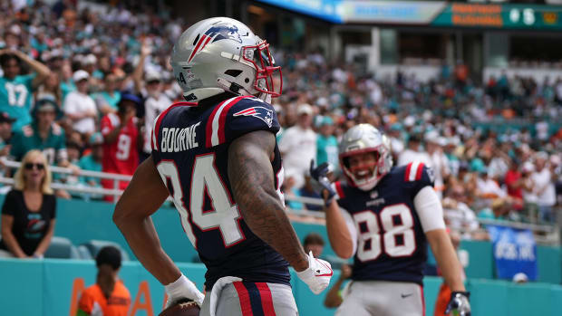 New England Patriots wide receiver Kendrick Bourne